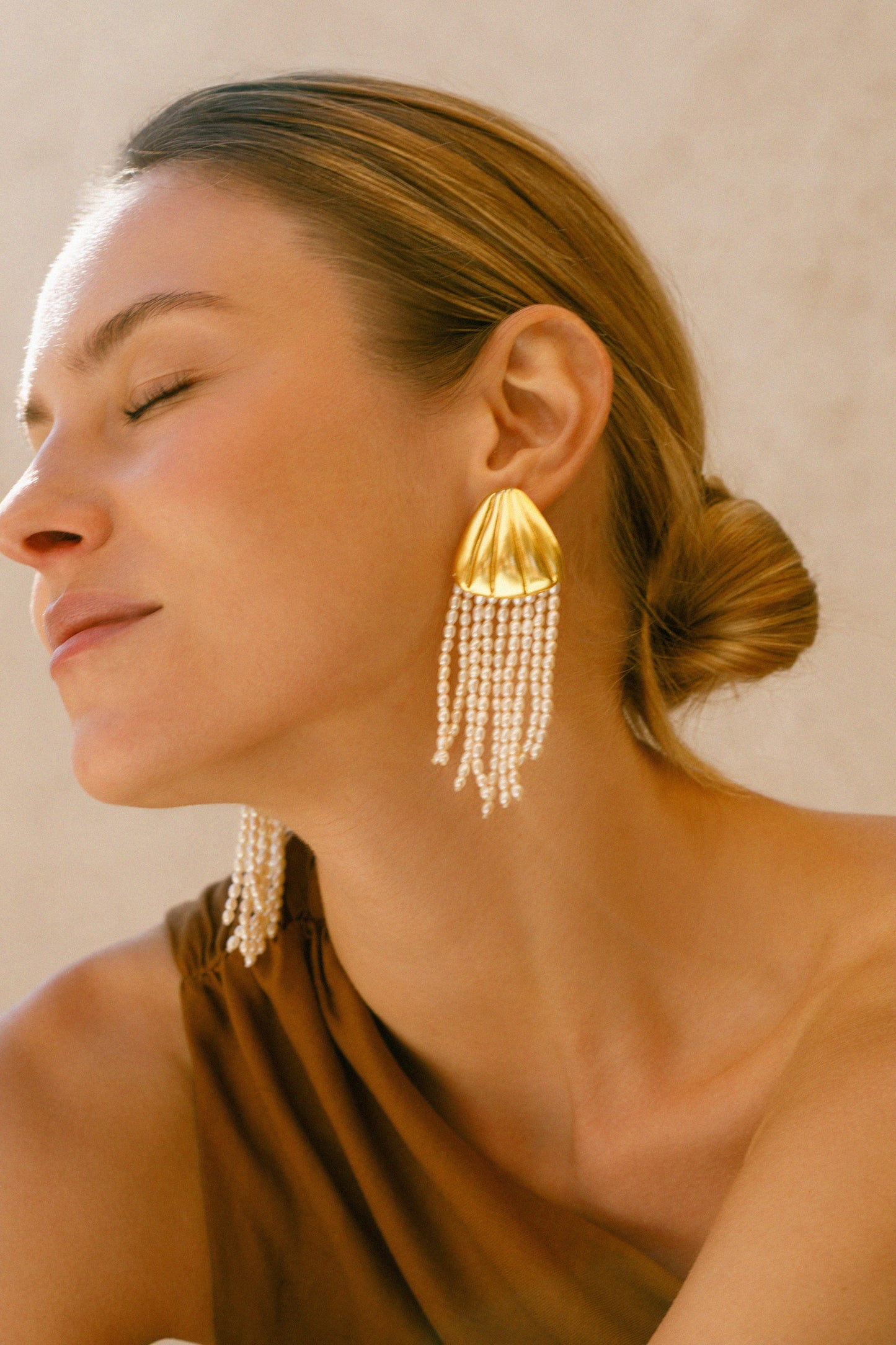 Pendientes Helia Oro