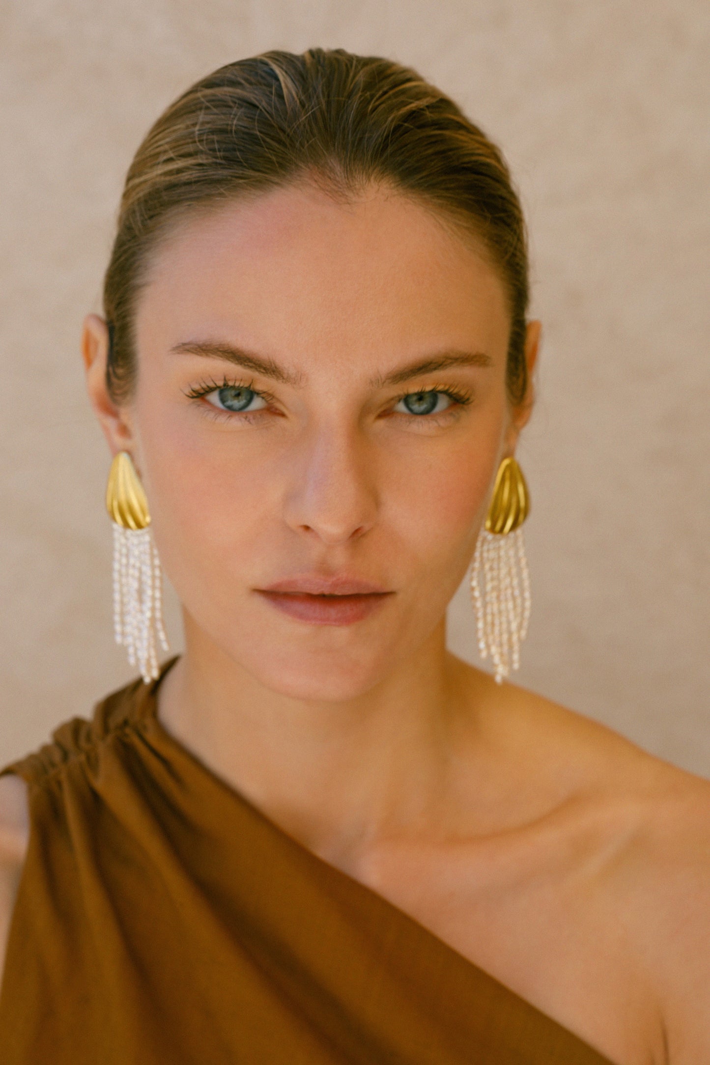 Pendientes Helia Oro