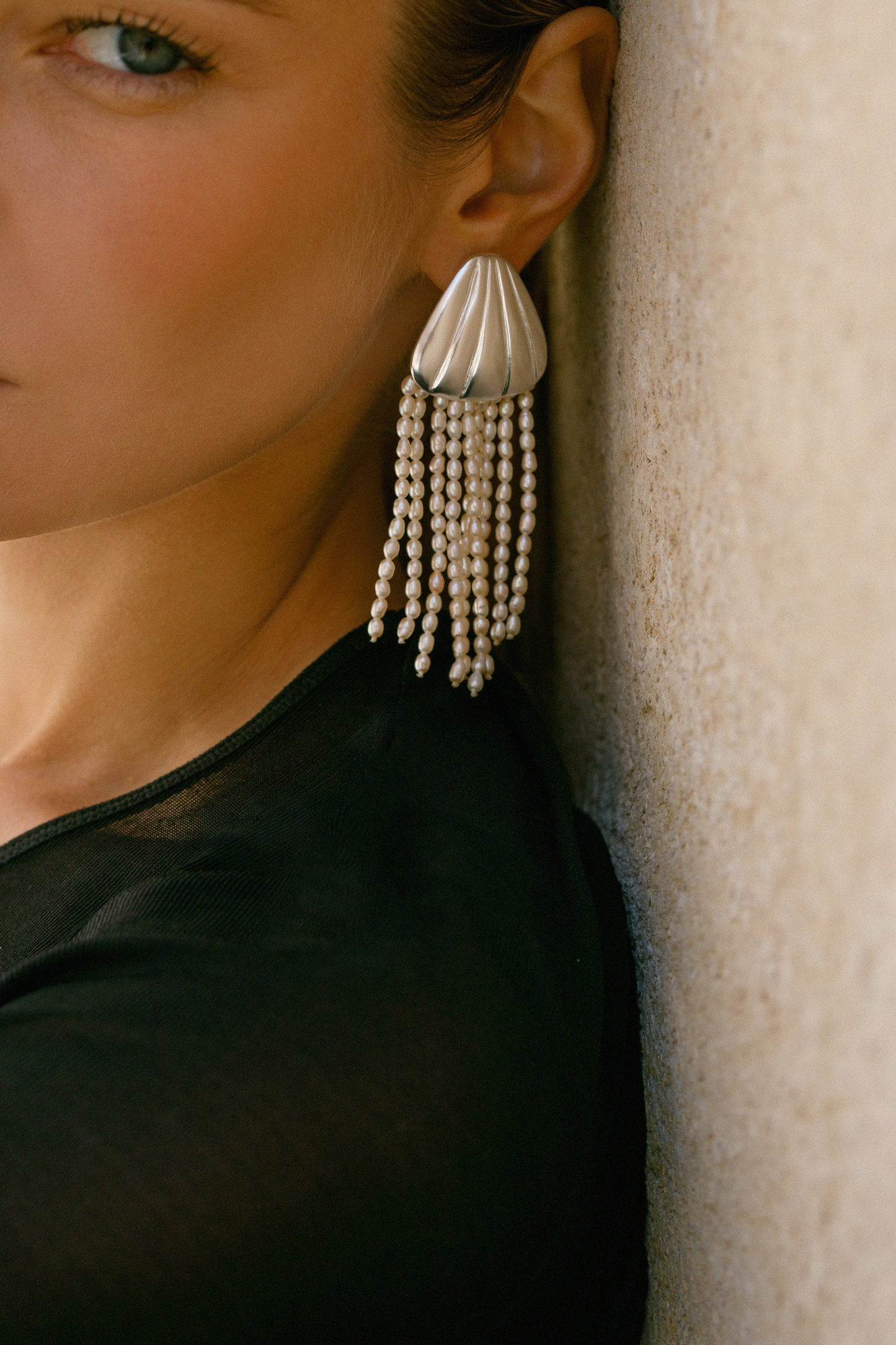 Pendientes Helia Plata