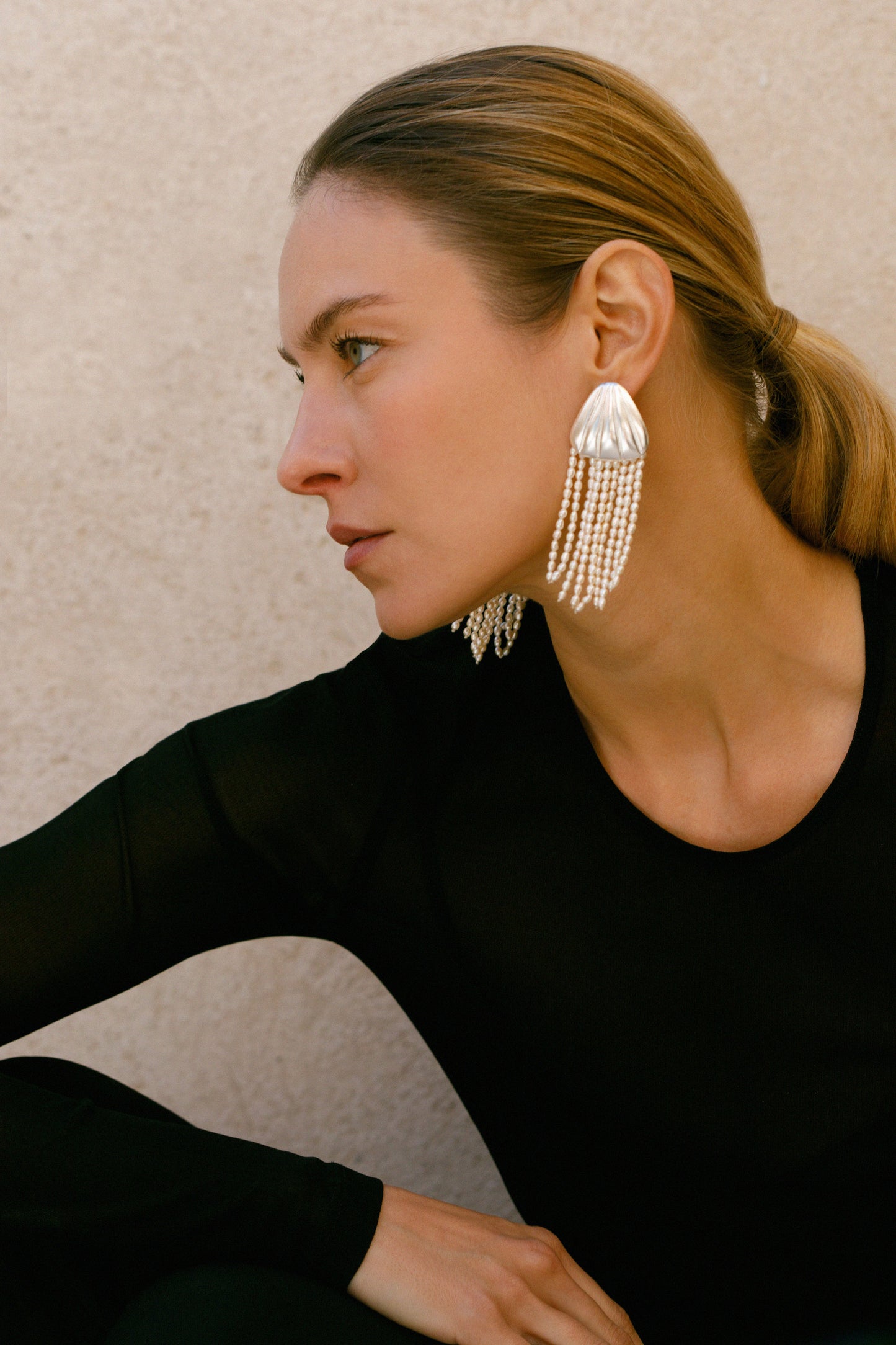 Pendientes Helia Plata