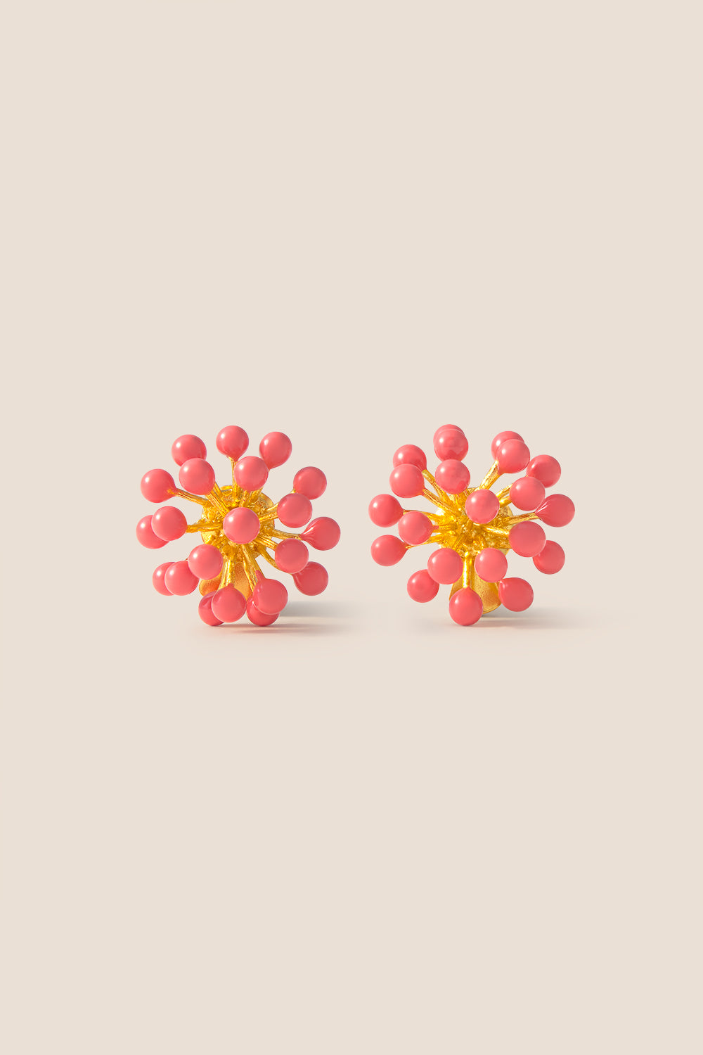 Pendientes Victoria Coral