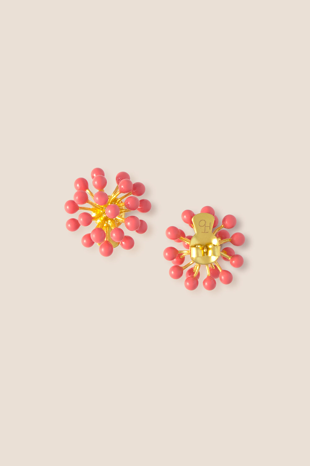 Pendientes Victoria Coral
